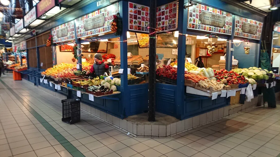 中央市場(Nagyvásárcsarnok)、ブダペスト