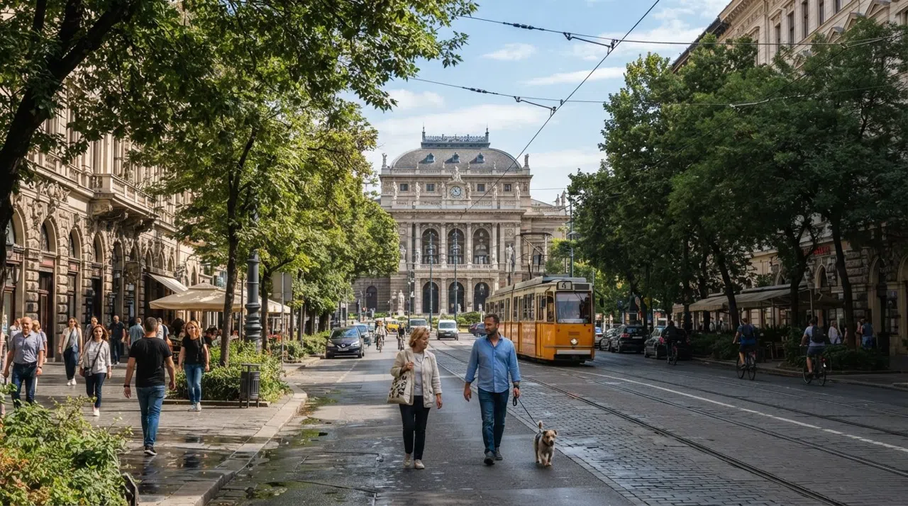 Terézváros, Budapest: boulevards, theatres and late-night plates on District VI